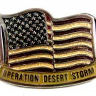 American Flag Operation Desert Storm Belt Buckle 5714 Made in USA