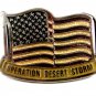 American Flag Operation Desert Storm Belt Buckle 5714 Made in USA