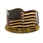 American Flag Operation Desert Storm Belt Buckle 5714 Made in USA
