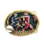 1982 Baseball Player Enameled Belt Buckle 51514 Great American Buckle Co.