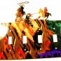 Rodeo Cowboys Calf Roping Quadruple Light Switch Plate Steel Images USA 51215