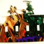 Rodeo Cowboys Calf Roping Quadruple Light Switch Plate Steel Images USA 51215