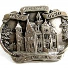 West Bend Wisconsin Belt Buckle Marked PROOF By Reward West Bend Inc