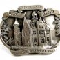 West Bend Wisconsin Belt Buckle Marked PROOF By Reward West Bend Inc