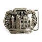 West Bend Wisconsin Belt Buckle Marked PROOF By Reward West Bend Inc