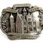 West Bend Wisconsin Belt Buckle Marked PROOF By Reward West Bend Inc