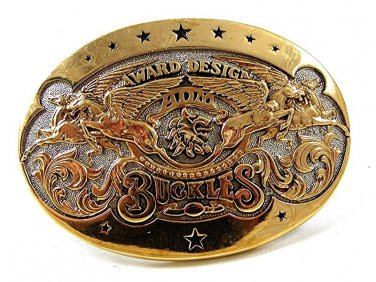 Commemorative 1972 - 1982 10th ANNIVERSARY Brass Belt Buckle By ADM 121216