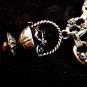 Vintage Etruscan 800 Silver Charm Bracelet & 5 Charms 008617