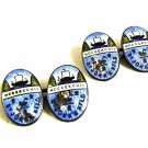 Vintage St. Johnns Newfoundland 1497 Sailing Ship Matthew Cufflinks 9417