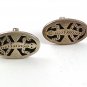 1930's - 50's Sterling Silver Lizard / Gila Monster ??? Cufflinks 4417