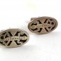 1930's - 50's Sterling Silver Lizard / Gila Monster ??? Cufflinks 4417