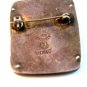 Mexican Taxco Sterling Silver Aztec Brooch by H. Arriaca