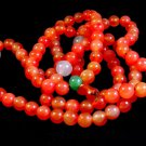 Tibetian Carnelian Amythest Jade Prayer Worry Beads 48" Necklace 008617