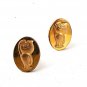 1950's Happy The Esso Oil Drop Man 10K GF Cufflnks By KINNEY CO 91516