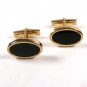 Classic 14K Gold & Black Onyx Cufflinks by B.A.B. 12215