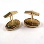 Classic 14K Gold & Black Onyx Cufflinks by B.A.B. 12215