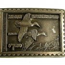 1981 Mallard Duck $7.50 Conservation Stamp Buckle By AMERICAN LEGENDS 4117