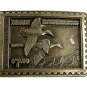 1981 Mallard Duck $7.50 Conservation Stamp Buckle By AMERICAN LEGENDS 4117