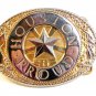 Limited Edition 1 of 100 Blue Bayou Houston Proud Belt Buckle