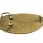 Vintage Solid Brass Enameled Blue CHEVROLET Belt Buckle By BARON 10817