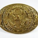 Handmade United States of America Brass Belt Buckle by Buckler 11615