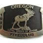 1992-92 OREGON LOYAL ORDER OF MOOSE Belt Buckle By ANACOSTES USA 101117