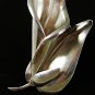 1940's - 50's Taxco Sterling Silver Calla Lilly Brooch By LOS CASTILLO 13017
