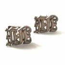 Initials / Letters Sterling Silver Cufflinks By ALLAN ADLER 3816
