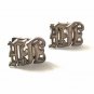 Initials / Letters Sterling Silver Cufflinks By ALLAN ADLER 3816