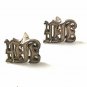 Initials / Letters Sterling Silver Cufflinks By ALLAN ADLER 3816