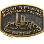 1985 Handmade Power Plant Maintenance Co., Inc. Belt Buckle By ANACORTES 12617