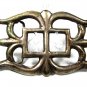 Early Native American Silver Sandcast Belt Buckle Unbranded 10415