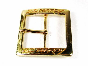 Ed Hardy Square Gold Tone Belt Buckle 72116