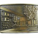 1970's BE Bucyrus - Erie Training Center Brass Belt Buckle by RJ 101915
