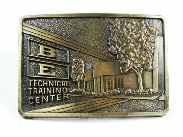 1970's BE Bucyrus - Erie Training Center Brass Belt Buckle by RJ 101915
