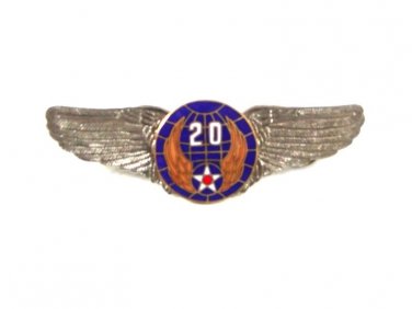 Vintage 20th United States Air Force Army Air Corps Wing Unbranded 6116