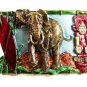 1988 African Elephant Belt Buckle By Great American Buckle Co Made In USA 102615