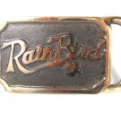 Vintage RainBird Solid Brass Belt Buckle 72816