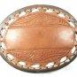 Leather Monogramable Belt Buckle by C&M LEATHER Fort Worth Texas 11315a