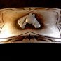 Vintage Western Rodeo Horse Head Silver Belt Buckle
