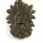 Vintage Native American Indian Chief Pendant Marked USA 71717