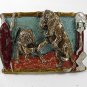 1988 African Lions Tribal Belt Buckle By Great American Buckle Co. USA 103116