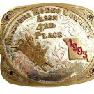 1994 Missouri Rodeo Cowboys Assn. 4th Place 4 Jewels Belt Buckle 3717