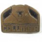 Vintage Bear Columbia Brass Belt Buckle By DYNA BUCKLE 72016