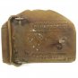 Vintage Bear Columbia Brass Belt Buckle By DYNA BUCKLE 72016