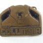 Vintage Bear Columbia Brass Belt Buckle By DYNA BUCKLE 72016