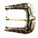 Western Cowboy Rodeo Longhorn Cow Silver Tone Belt Buckle Unbranded 103015