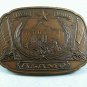 1836-1986 The Defense of The ALAMO Jewelers Bronze Belt Buckle By HPM 112917