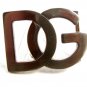 Ladies Initials / Letters DG Belt Buckle 6914 Not Signed