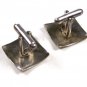 Vintage Sterling Silver & Aztec Dog ? English Hallmarks Cufflinks by JLM 101215